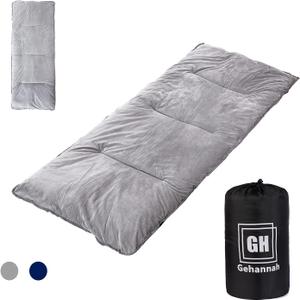 Thick Camping Sleeping Pad, Soft Comfortable Microfiber Camping Cot Pads for Adults, Lightweight Foldable Sleeping mats for Traveling Hiking Backpacking Traveling