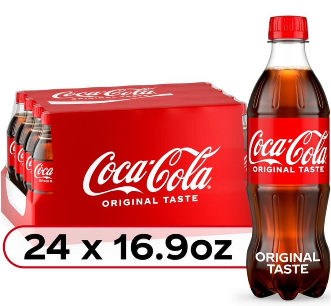 Coca-Cola Soda Soft Drink Bottles, 16.9 fl oz, 6 Pack BB March 02 26