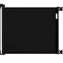 Retractable Dog Gate for Doorways and Stairs, Mesh Safety Gate for Pet, Indoor & Outdoor Use, One-Hand Operation, Easy Installation, Black