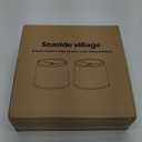 Drum Lampshades Set of 2, 11.6" Top x 12.6" Bottom x 9.8" High Lamp Shades for Table Lamps, Bedside Lamps, Floor Lamps, Gray Fabric Lampshade, Easy Assembly Lamp shade Replacement, Spider Fitter