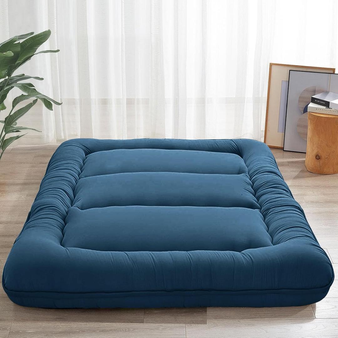 MAXYOYO 6" Extra Thick Japanese Floor Mattress Queen Folding Futon Mattress