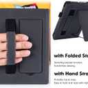 BOZHUORUI Stand Case for 6.8" Kindle Paperwhite 11th Generation - 2021 & Paperwhite Signature Edition e-Reader - PU Leather Sleeve Cover with Hand Strap/Auto Wake/Sleep, Constellation