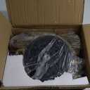 Dimmable Floor Lamp, 3 x 800LM LED Edison Bulbs Included, Farmhouse Industrial Floor Lamp Standing Tree Lamp with Elegant Teardrop Cage Tall Lamps for Living Room Bedroom Office Dining Room-Black (Matte Black-70 inches)