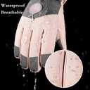 Winter Ski Snow Gloves for Men, Women, Youth | Touchscreen & Waterproof Cold Weather Hand Warming Gloves Winter Work Gloves (Gray)