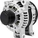 New Alternator Replacement for V6 3.6L 2009-2017 Chevrolet Traverse, 2007-2016 GMC Acadia, 2007-2010 Saturn Outlook, 2008-2017 Buick Enclave, 20838975, 23105717, 25815839, GM20838975, 11252N