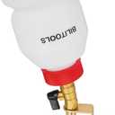 BILITOOLS 1L Universal Cylinder Brake Fluid Refilling Bottle Automatic Brake Service Dispensiong Flush Tool, Easy Operation for Cars, Motorcycles and for Clean & Efficient Brake Maintenance