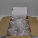 Oojami 36 Count Stemless Unbreakable Crystal Clear Disposable Plastic Wine Glasses - 10 ounces