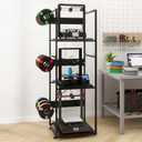 PUNCIA 3D Printer Stand with Filaments Storage 3 Tier 3D Printer Rack with Filament Organizer Heavy Duty 3D Printer Workbench for 3D Printing Workshop Studio Office (Black)