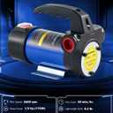Orion Motor Tech Diesel Transfer Pump, 12 Volt Fuel Transfer Pump with Nozzle Hoses for Transferring Diesel, Kerosene, Self Priming DC Electric Fuel Pump Kit, Oil Not Included