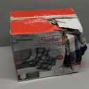 Sunbeam Microplush Sherpa Electric Heated Throw Blanket-Black/White Plaid, 60×70"