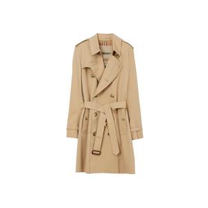 Burberry Mid-length Kensington Heritage Trench Coat Coats & Jackets, Honey, 46/36
