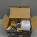 Cordless Paint Sprayer for Dewalt 20V MAX Battery High Power Electric Spray Paint Easy to Clean for Furniture Cabinets House Painting Yellow (Not Include Battery)