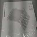 Case with Keyboard Compatible for iPad Pro 11 inch(M4/ M5): Bluetooth Wireless Magnetic Stand Rechargeable Keyboard with Pencil Holder (Light Grey)