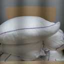 JOLLYVOGUE Pillows King Size Set of 4, Washable Supportive Bed Pillows with Super Soft Down Alternative Fill, Luxury Fluffy Hotel Quality for Side, Back, and Stomach Sleepers