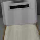 Ling's moment 6-Pack 10ft Ivory Sheer Chiffon-Like Table Runner with Silver Sparkle Beige Table Decor for Wedding Rustic Boho Shower Party(Ivory, Set of 6)