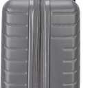 TRIPS RIDGELINE 20-Inch Carry-On Lightweight Durable Hardside 8-Wheel Spinner Cabin Size Luggage, Granite