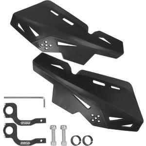 ATV Handguards, 7/8" 22mm Dirt Bike Handguards for Sur Ron ATV Pit Bike Off Road Motocross Enduro MX Motocycle Electric Bike Quad CR CRF KLX KX LTR TRX SX SXF EXC XCW Cooter,Hawk 250 - Black