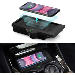 CarQiWireless Wireless Car Charger for BMW X3 G01 2018-2022 2023 2024 BMW X4 2019 2020 2021 2022 2023 2024 2025 Accessories Wireless Charging Pad Mat for Women Men Girls