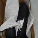 Dr. Scholl's Shoes Womens Rate Loafer Slip On Moc Black Smooth 11 W