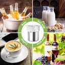 Chumia 15 Pack Brew Bags Reusable Extra Large 26 x 22'' Fine Mesh Strainer Cold Brew Filters Drawstring Cheese Cloth Straining Bags Wine Making Supplies for Fruit Cider Beer
