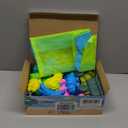 Beach Toys, Dinosaur Sand Toys with Dump Truck and Collapsible Beach Bucket, Shovel and Rake, Mesh Bag, Animal Dinosaur Sand Molds, Sand Castle Toy, Sandbox Toys for Toddlers Kids Boys