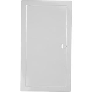 Vent Systems Access Panel for Drywall 8 x 16 Inch - Wall Hole Cover Plate - Metal Access Door with Handle - Plumbing Access Panel for Drywall - Service Shaft Crawl Space Door - Wall Access Panel