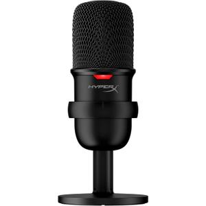 HyperX SoloCast  USB Condenser Gaming Microphone, for PC, PS4, PS5 and Mac, Tap-to-Mute Sensor, Cardioid Polar Pattern, great for Streaming, Podcasts, Twitch, YouTube, Discord,Black