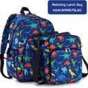 RAVUO Kids Backpack for Girls Boys, Cute Toddler School Bag Bookbag W Chest Strap