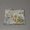 Artoid Mode Daisy Eucalyptus Lavender Floral Leaves Summer Table Runner, Spring Kitchen Dining Table Decoration for Home Party Decor 13x108 Inch (Beige)