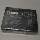 TOLOCO Massage Gun, Deep Tissue Back Massage for Athletes for Pain Relief, Percussion Massager with 10 Massages Heads & Silent Brushless Motor, Valentines Day Gifts for Him Her, Black