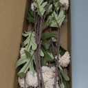 Floroom 6pcs Beige Faux Silk Mums Artificial Flowers, Bulk Fake Small Mini Chrysanthemums with Stems for DIY Champagne Wedding Centerpieces Floral Arrangements Vase Fillers Home Decorations