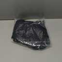 Solid Wide Waistband Leggings (Color : Navy Blue, Size : Small)