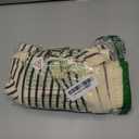 MISSACTIVER 2 Piece Lounge Set Women Stripe Knit Short Sleeve Tee Shirts Shorts Casual Summer Loungewear Shorts Sets (Medium, Brown)