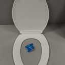 KOHLER 20110-0 Brevia, Slow Close Toilet Seat, Elongated Toilet Seat, Grip-Tight Bumpers Quick-Attach Hardware, White