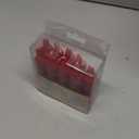 Mega Candles 10 pcs Unscented Red Exquisite Mini Taper Spell Candles, 4 Inch Tall x 3/4 Inch Diameter, Supreme Chimes, Enchantment, Casting Rituals, Witchcraft, Wiccan, Altar, Magic, Metaphysical