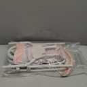 Olivia's Little World Doll Jogging-Style Stroller with Canopy, Storage Underneath, Pink and Cream and Gray