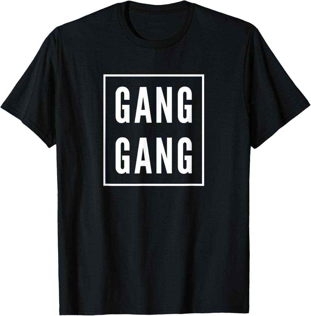 Theo Von Funny Gang T-Shirt - Unisex Adults - Black - Small - Short Sleeve - Crew Neck - Modern Humorous - Unique Funny Design