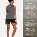baleaf Workout Tank Tops for Women Sleeveless Running Athletic Loose Fit Yoga Tops Active Shirts Sports Gym Exercise (White, XS)
