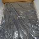 150L Laundry Basket with Wheels, Rolling Laundry Hamper with Cloth Cover, Laundry Cart with Metal Frame & Removable Bag, Large Dirty Clothes Hampers for Bedroom Aesthetic, Laundry Room Bathroom, Black