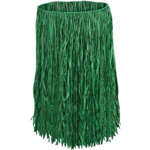 Beistle Adult Raffia Hula Skirt Party Supplies, 31" W x 28" L, Green