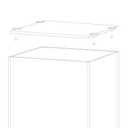 LANDEN Glass Aquarium Lid with Clips for 60x45cm 30 Gallon Rimless Tank