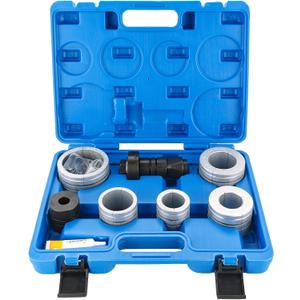 Exhaust Pipe Expander Stretcher Tool Set 1-5/8 to 4-1/4 Inches, 28mm Muffler Pipe Spreader Automotive Car Tool Kit for Tail Pipe Tube with Storage Case