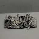 DII Farmhouse Braided Stripe Table Runner Collection, 15x72 (15x77, Fringe Included), Black