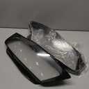 NewYall Left and Right Clear Headlight Lens Cover for Audi A4 B8 2009-2012