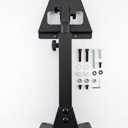 Heavy-Duty Black Metal Articulating Arm Mounting Bracket with Universal Joint and Hardware Kit