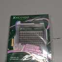 KEYYOU LASH Lash Clusters Kit Manga Lashes 8-18mm C Curl Wispy Lash Clusters Ultra-Thin Natural Lashes with Spike Eyelash Extensions 144pcs Fairy False Eyelashes with Remover Bond and Seal（F03 Kit）