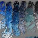 Grey Tempered Glass Palette 12x16 Tabletop Rectangle  Scratch-Resistant, Easy-to-Clean Artist Palette for Precise Color Mixing, Reduced Glare, Solvent-Resistant