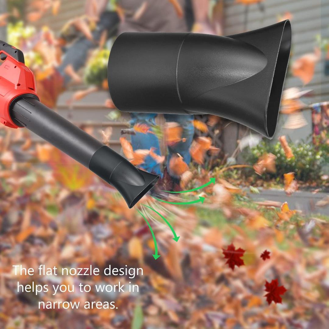 Leaf Blower Flat Nozzle & Flare Nozzle Tip Compatible with 2724-21 2724-20 Leaf Blower, Touchless Quick Drying-Black