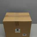 mDesign Metal Steel/Plastic Toilet Bowl Brush/Holder and Round 1.3 Gallon/5L Step Trash Can Combo Set for Bathroom; Holds Trash, Recycling, Deep Cleaning, Mirri Collection, Brass