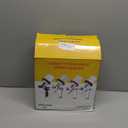 HVLP Spray Gun with 10Pcs 600ML Disposable Paint Cups, 4 Nozzles,1.4/1.7/2.0/2.5mm, Automotive Gravity Feed Paint Spray Gun Kit with Air Compressor Regulator for Auto (Gold)